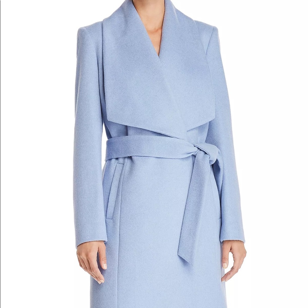 Slick Wool Blend Wrap Coat *WORN ONCE*